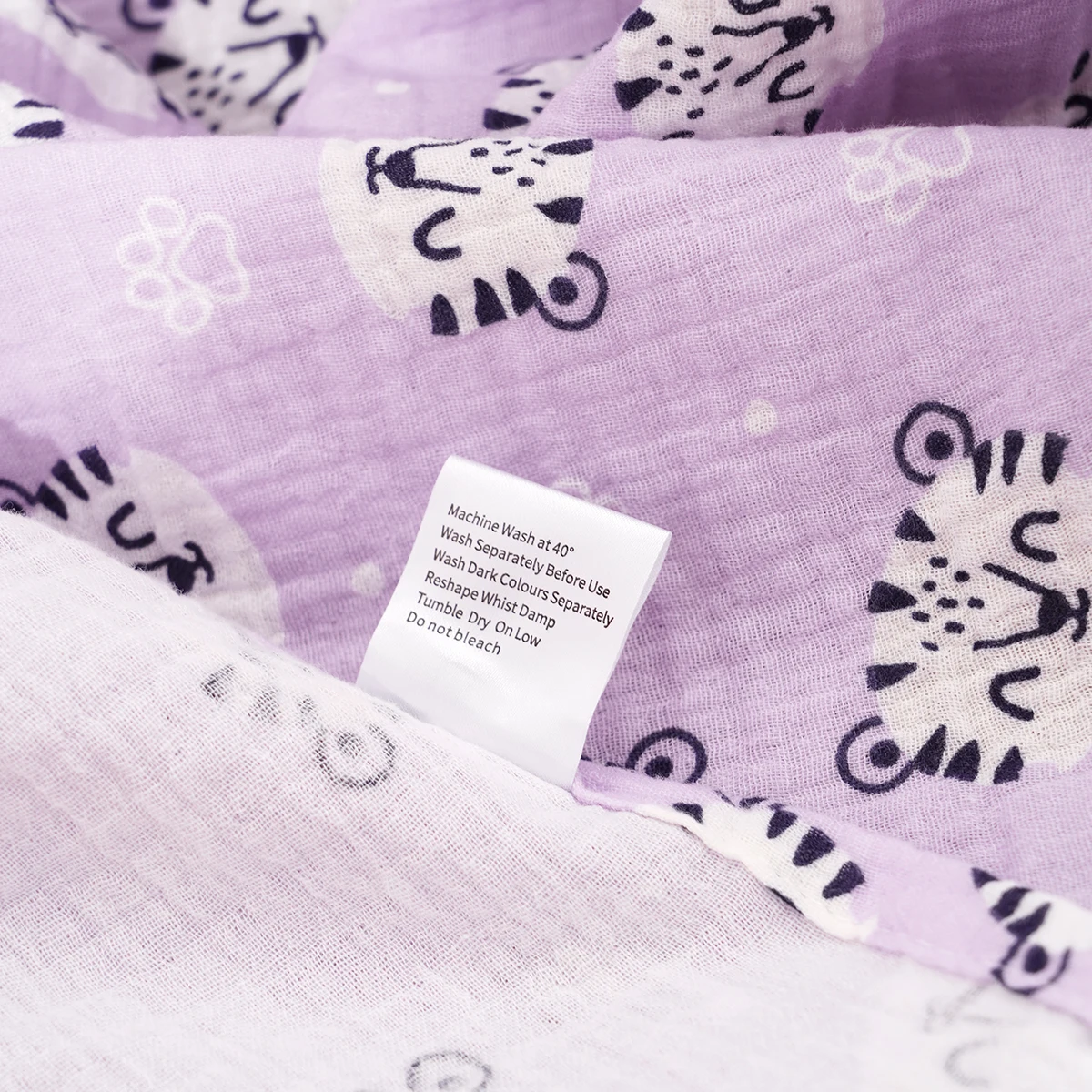 100% de crepé de algodón para bebé, mantas envolventes de muselina, colcha de abrazo, Toalla de baño suave, manta para cochecito, funda para siesta infantil - imagen 3