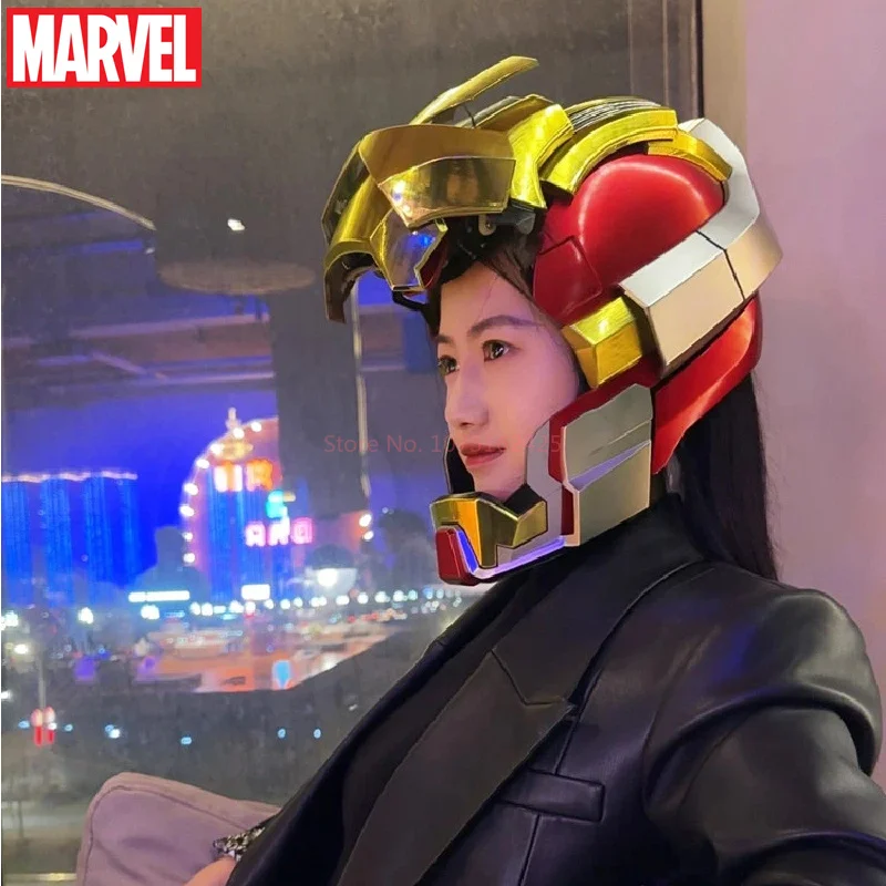 Casco de Iron Man Mk17 eléctrico con control por voz Jarvis - imagen 2