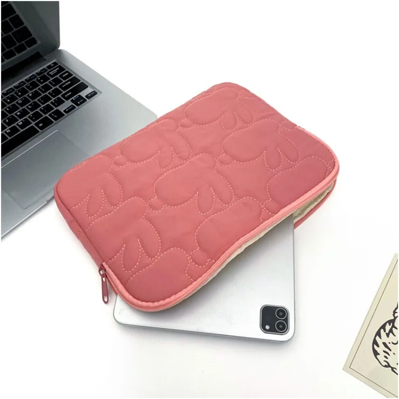 Funda acolchada para portátil infantil con bordado de conejo - imagen 5