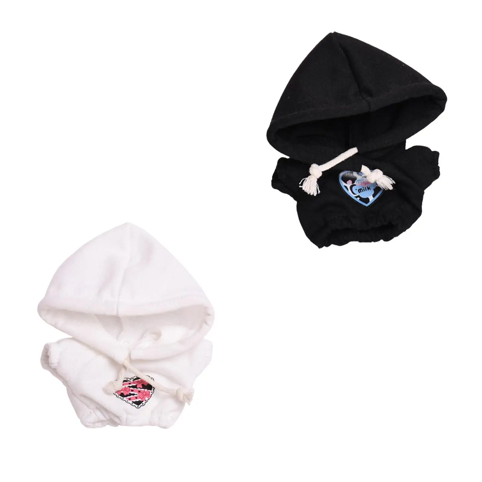 Doll Clothes for 15cm Plush Doll Doll Sweatshirt Costumes Fashion Plush Doll Accessories Dress up Comfortable Doll Clothing Cute