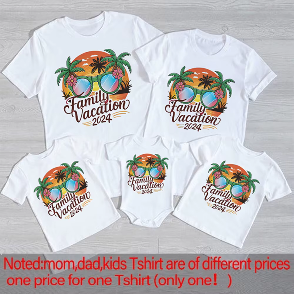 Camiseta familiar para bebé y niños – Conjunto combinado - imagen 3