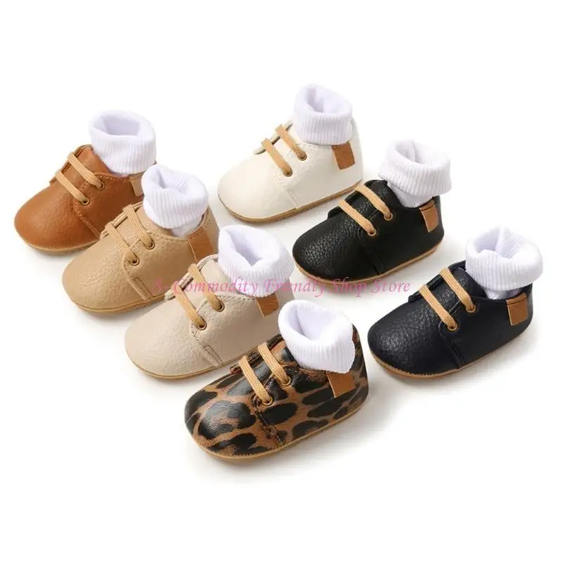 Zapatos bebé 85AE, zapatos para primeros pasos para niños pequeños, suela suave TPR, zapatos antideslizantes para bebés