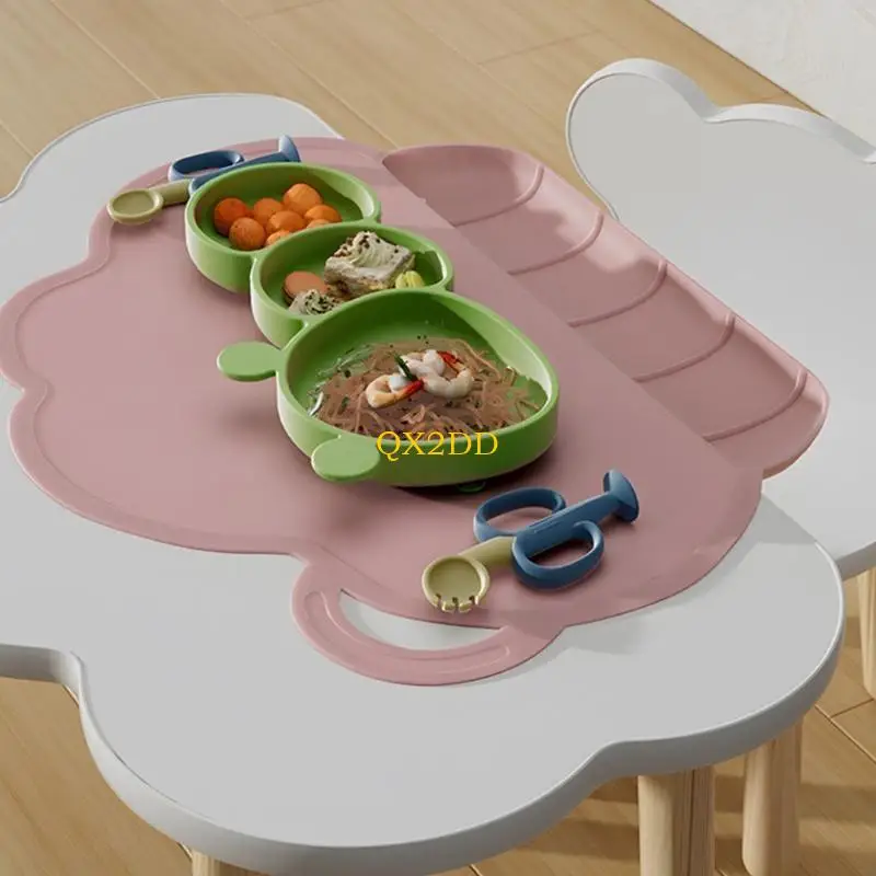 QX2D Mantel Individual Silicona Forma Nube para Comida y Viaje - imagen 3