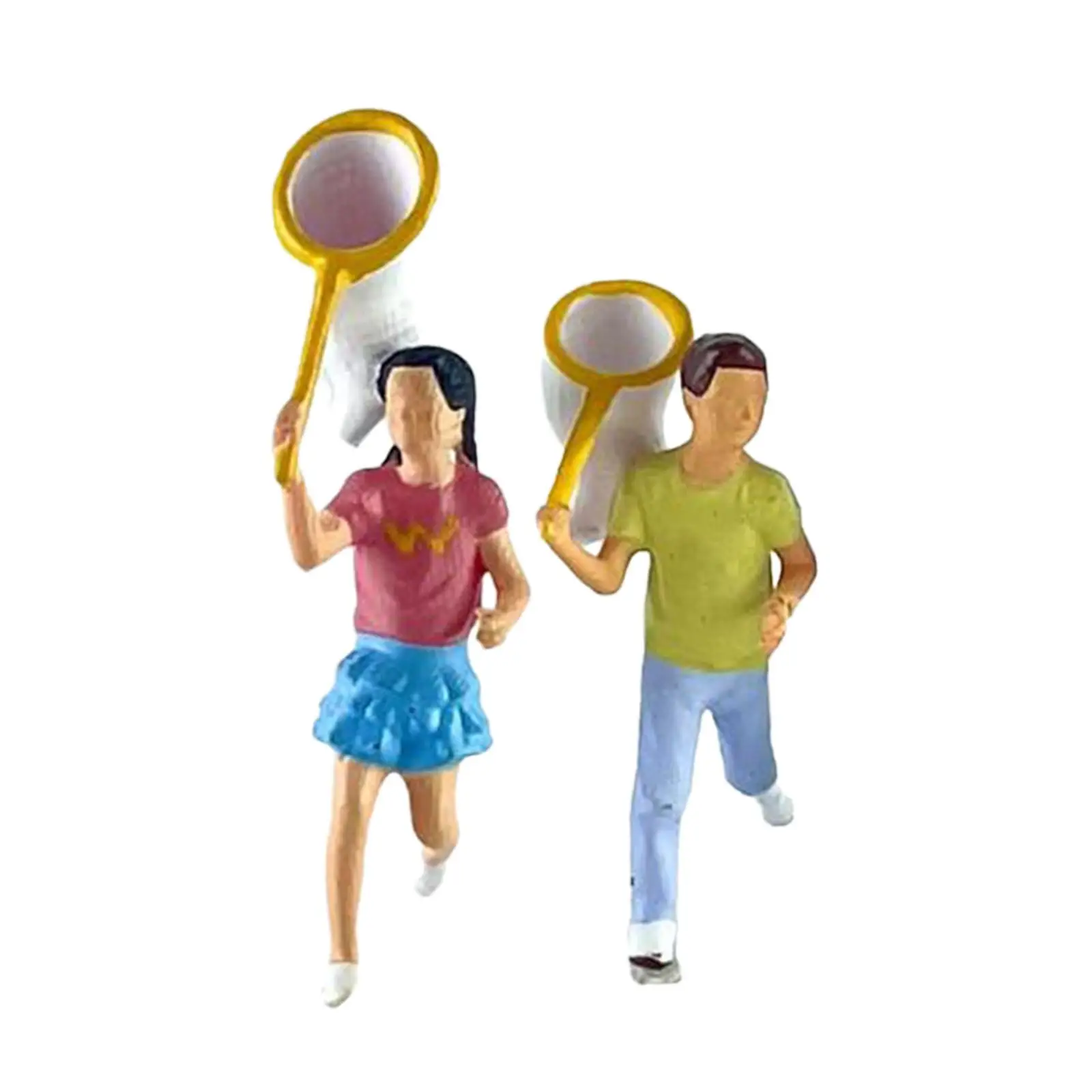 1/64 Miniature People Figurines Resin Desk Decoration Tiny People Model for Photography Props Miniature Scene Diorama Decoration