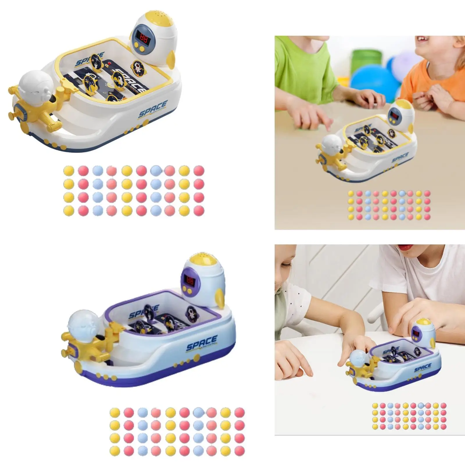 Children Pinball Machine Birthday Gifts Interactive Game Children Boys Girls