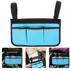 Bolsa colgante Oxford para reposabrazos de silla de ruedas