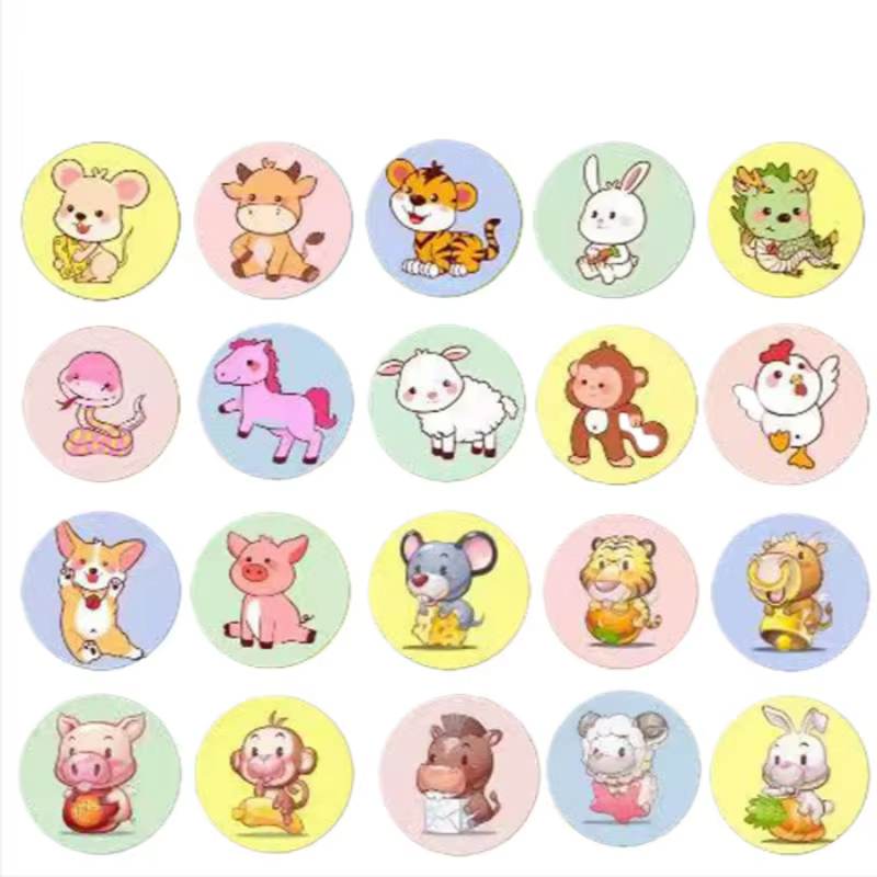 Woundplast Curitas para niños redondas con dibujos - Adhesivas impermeables - imagen 2