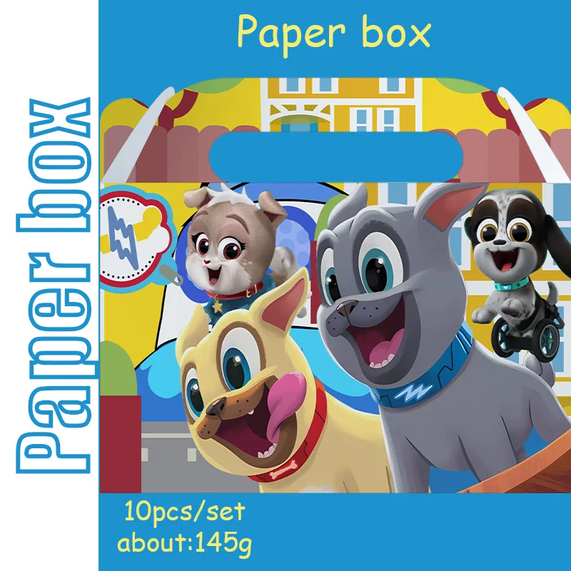 Cajas de golosinas temáticas para cachorros, bolsas de regalo para dulces, personajes de dibujos animados Rolly Hissy para Baby Shower, suministro de decoraciones para fiestas - imagen 5