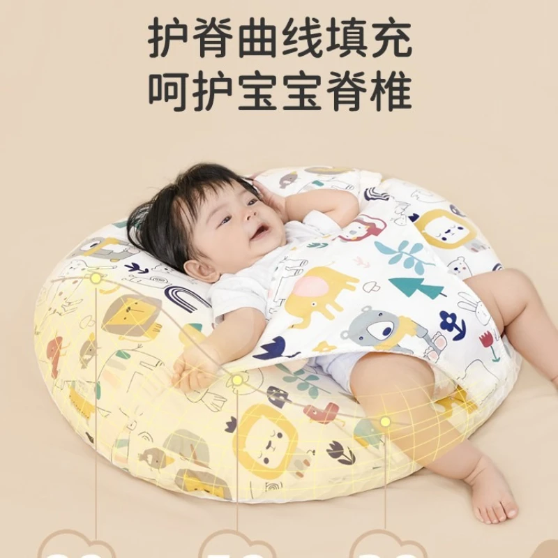 Almohadilla inclinada antiderrames para bebé, almohada inclinada para bebé, dispositivo de alimentación para recién nacido, almohada para amamantar - imagen 4