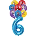 17pcs balloons 6