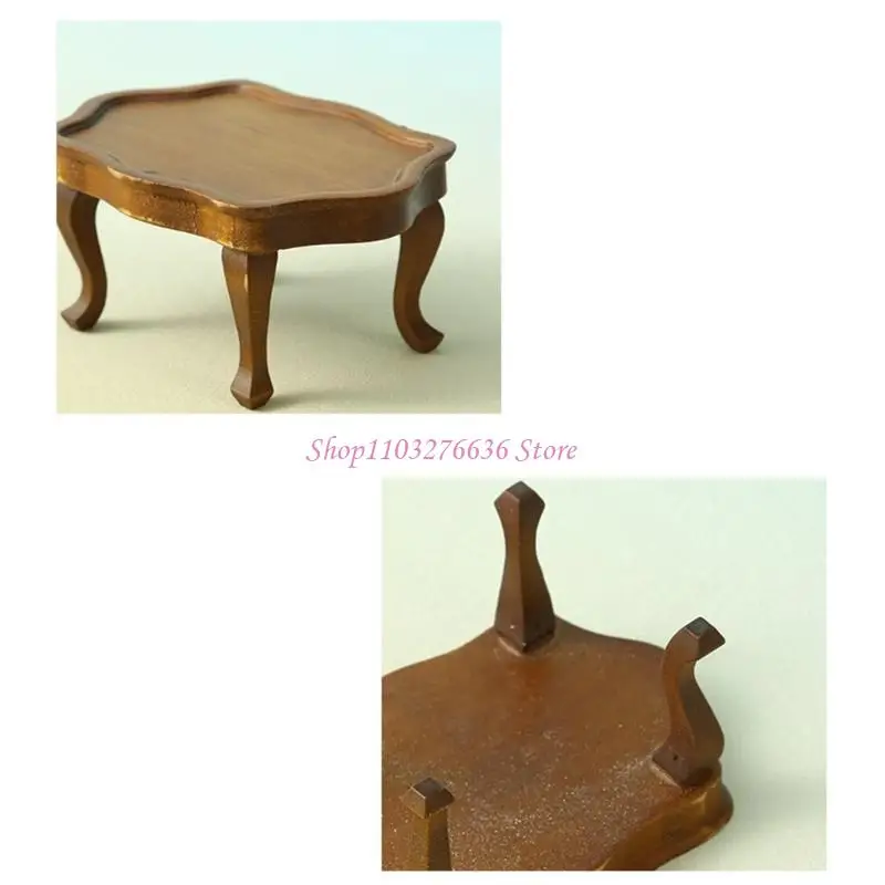 café en miniatura R6FD para 1/12 casas muñecas sala estar mejorando escena - imagen 2