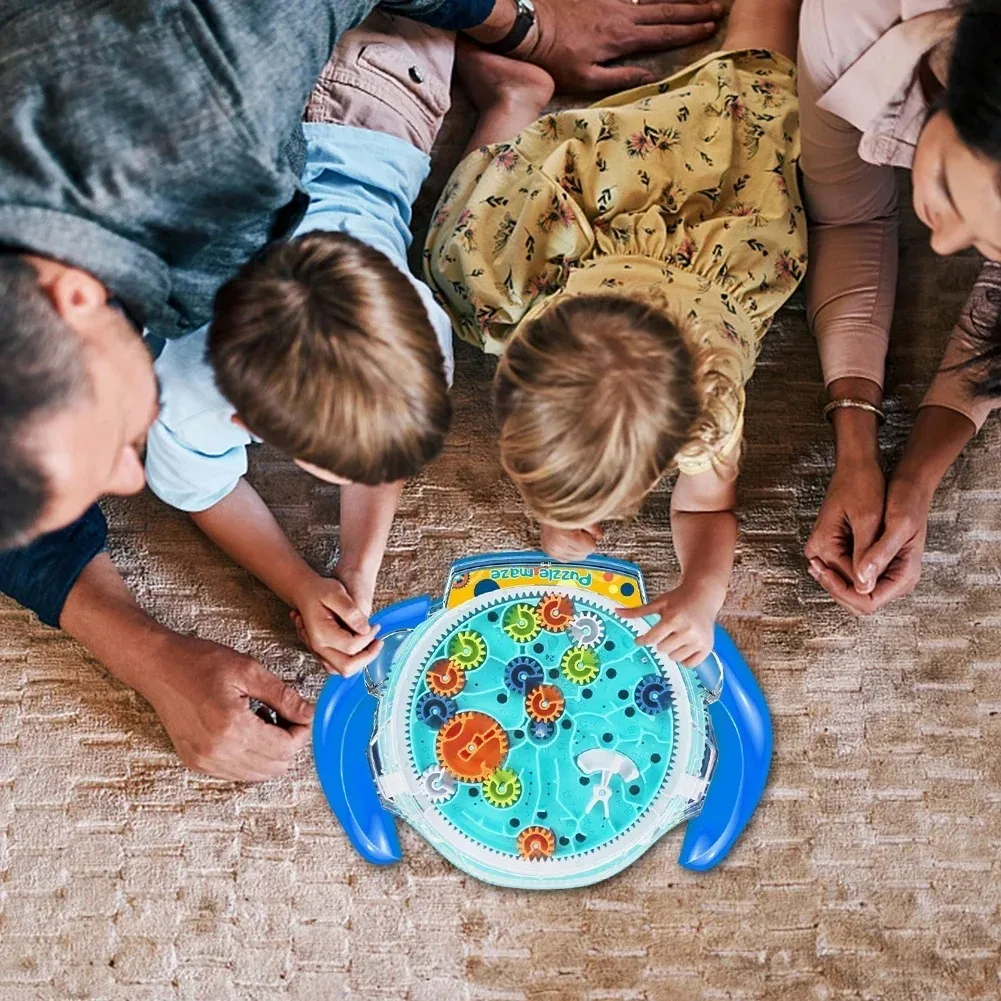 Rompecabezas 3D de engranajes y laberinto – Juguete educativo para niños - imagen 3
