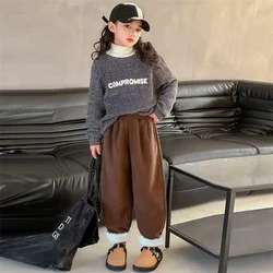 Pantalones de lana térmica para niño – estilo cómodo de invierno