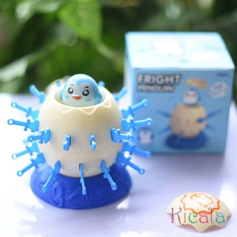 Pingüino, juguetes novedosos para fiestas navideñas, entrenamiento educativo de pensamiento para niños, barriles piratas, juguetes interactivos - imagen 5