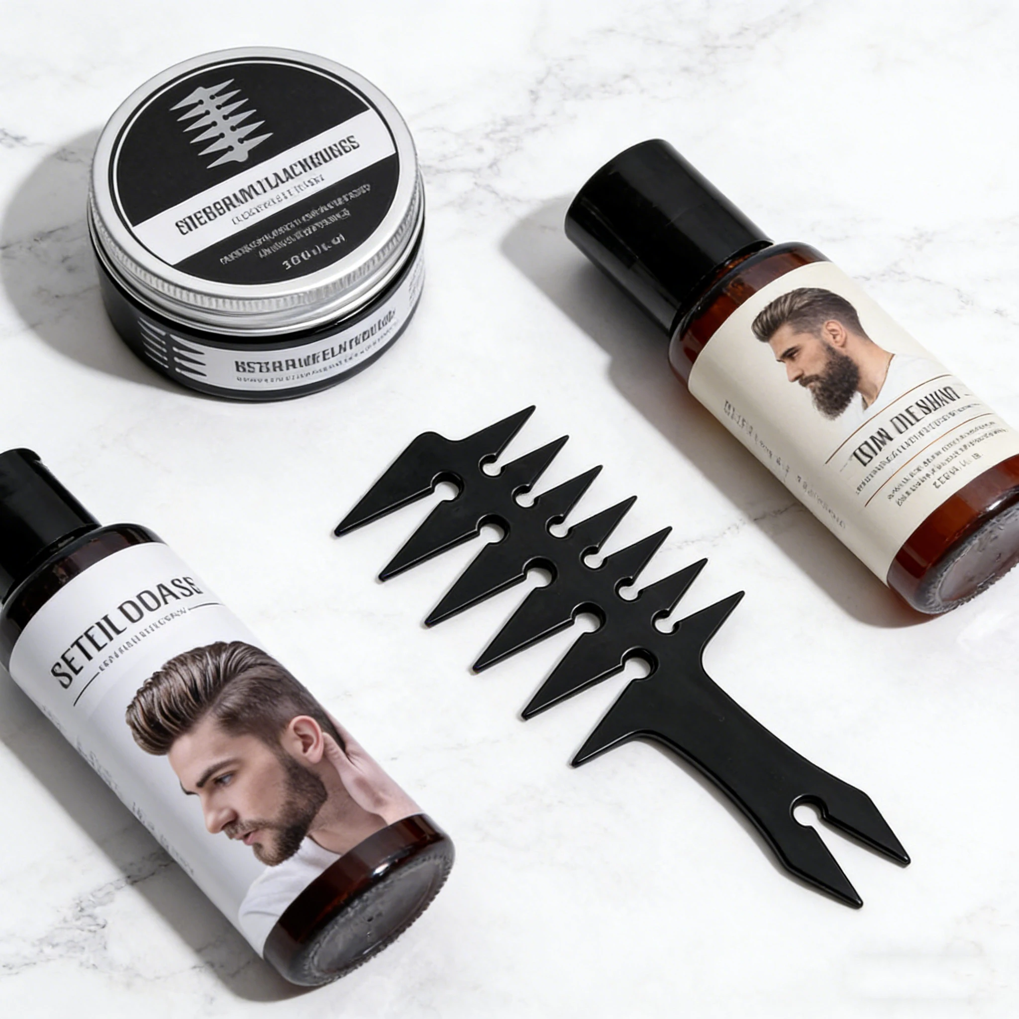 Peine de Doble Cara para Cabello Graso, Peine Vintage de Dientes Anchos para Hombre, Peine para Peinar Cabello Graso, Venta al por Mayor de Peines de Dientes Grandes - imagen 4