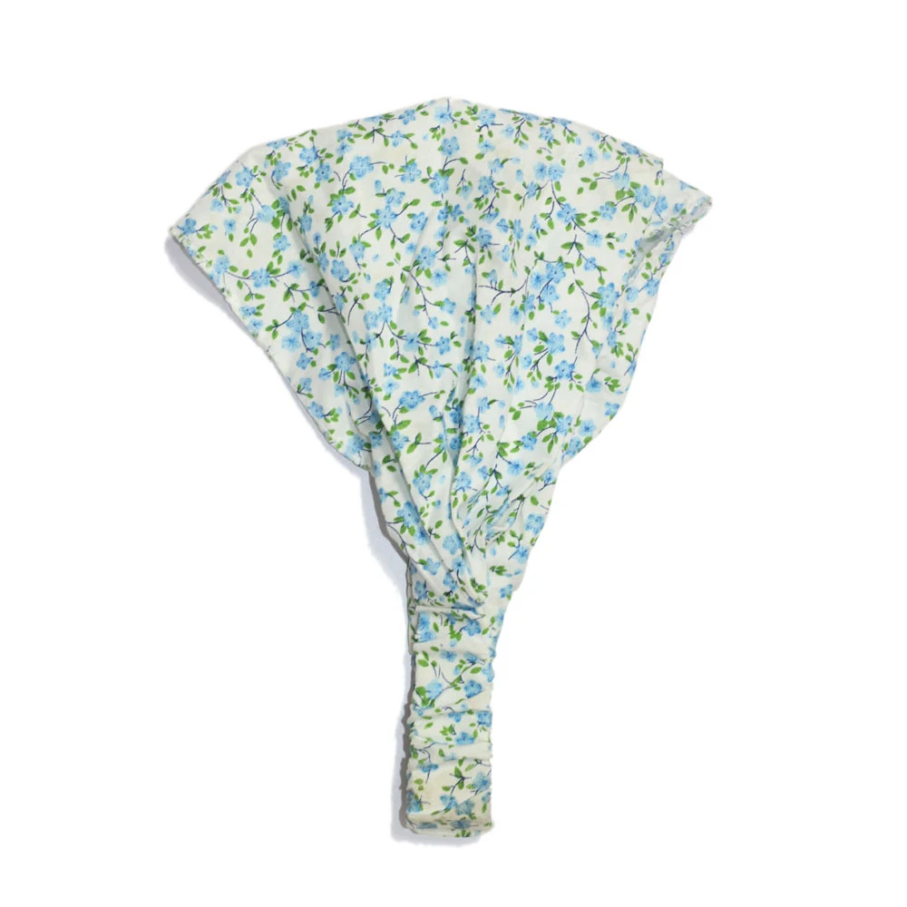 Accesorios para el cabello Diadema con estampado de lunares florales retorcidos Turbante para bebé Pañuelo Bandana Sombreros - imagen 2