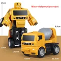 Yellow-Mixer truck