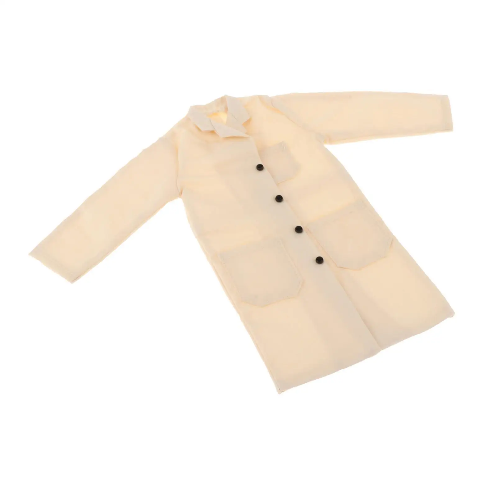 1/6 Scale Male Figure Doll Clothes Stylish Handmade Costume Trench Coat Male Figure Coat for 12 inch Action Figures Accessory
