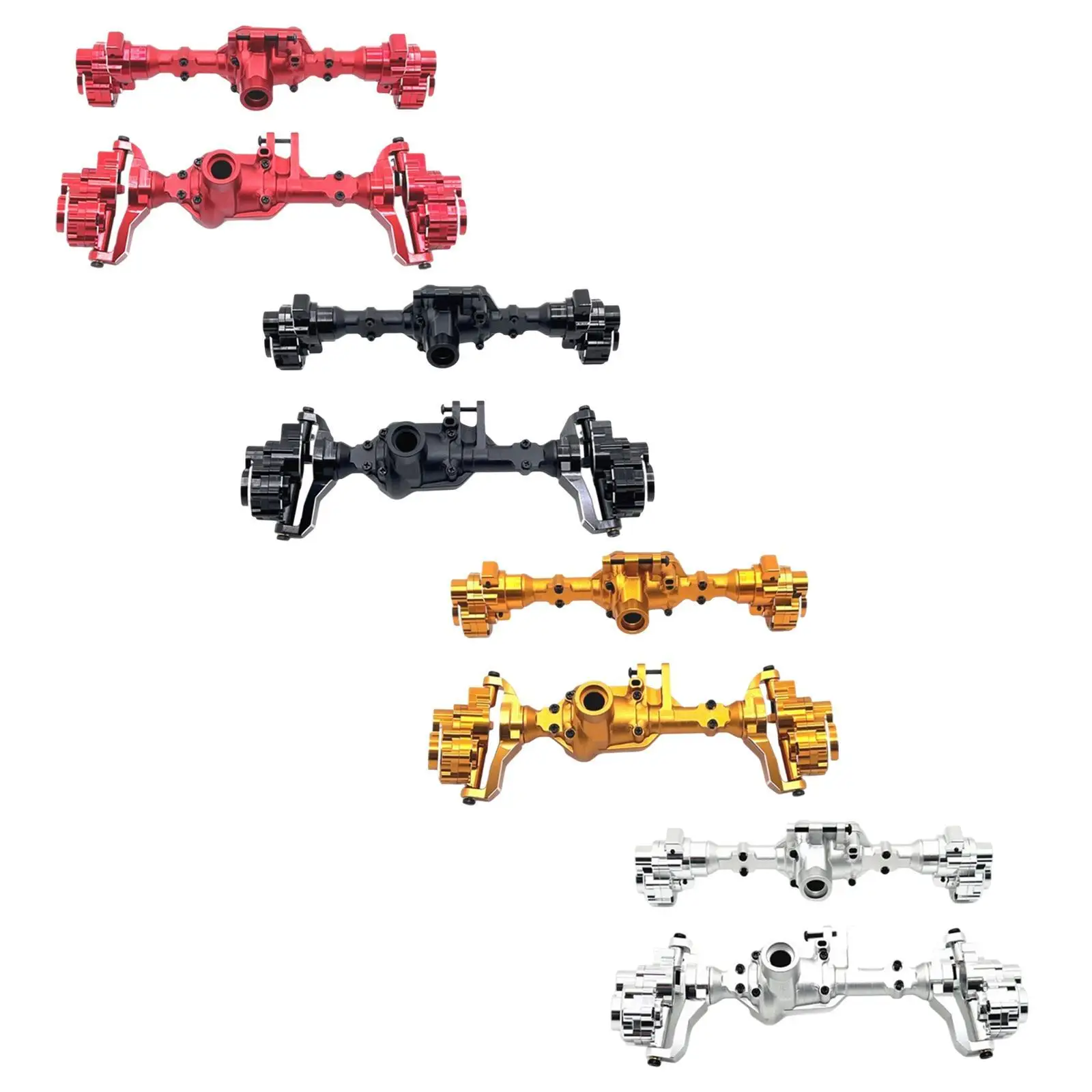 2x RC Front and Rear Axle Housing Axle Cover for 1/10 RC Crawler R1002 DIY