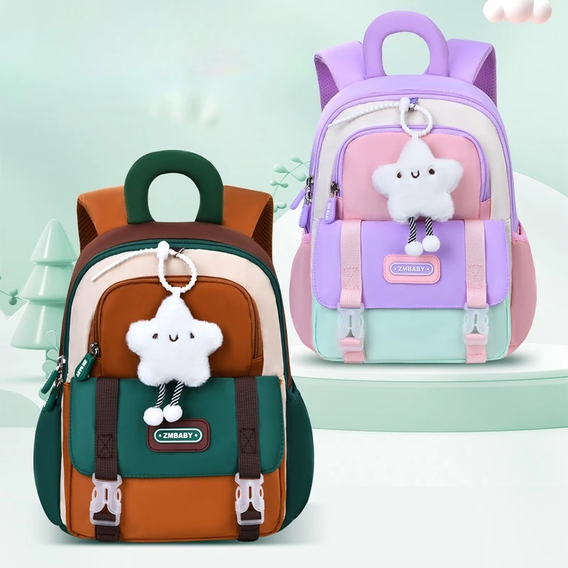 Nueva mochila ligera impermeable con bonitos dibujos animados para niños de guardería, niñas, estudiantes de escuela primaria, bonito diseño antisalpicaduras - imagen 2