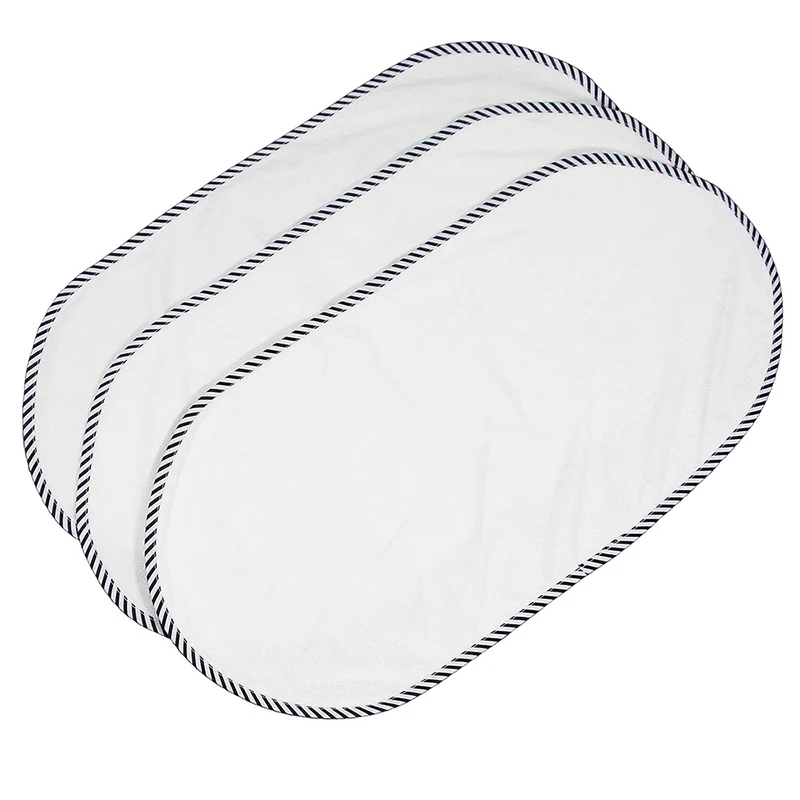 Revestimientos para cambiador de algodón de franela impermeable, perfectos para cambiar pañales de bebé, color blanco