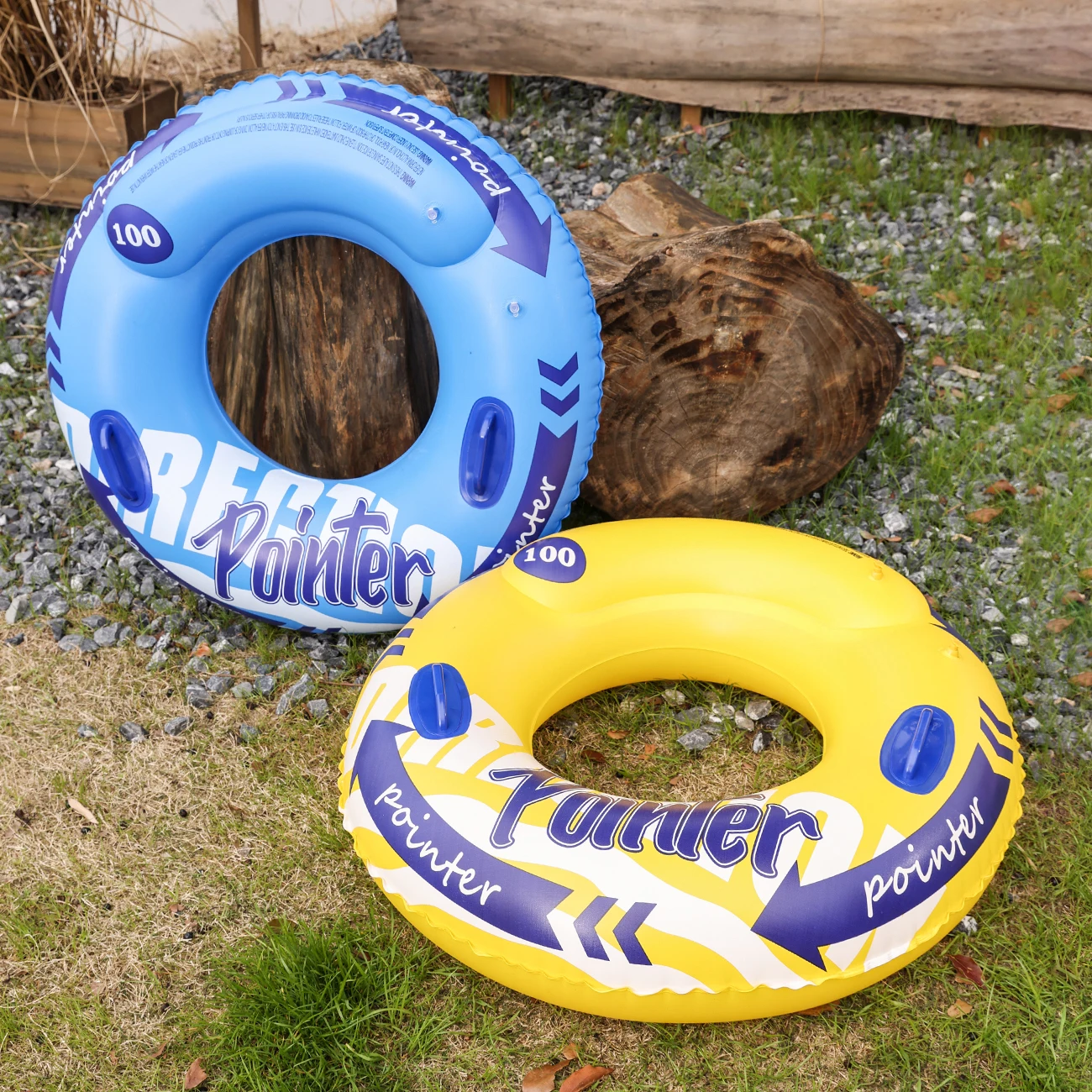 Anillo natación inflable bebé doble globo – Flotador seguro piscina