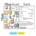 Tattoo sticker 6pcs