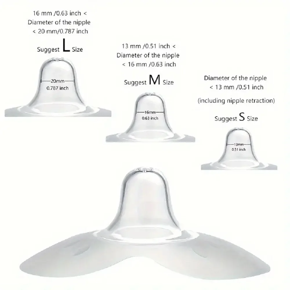 Protectores de pezón de silicona para lactancia materna - imagen 4