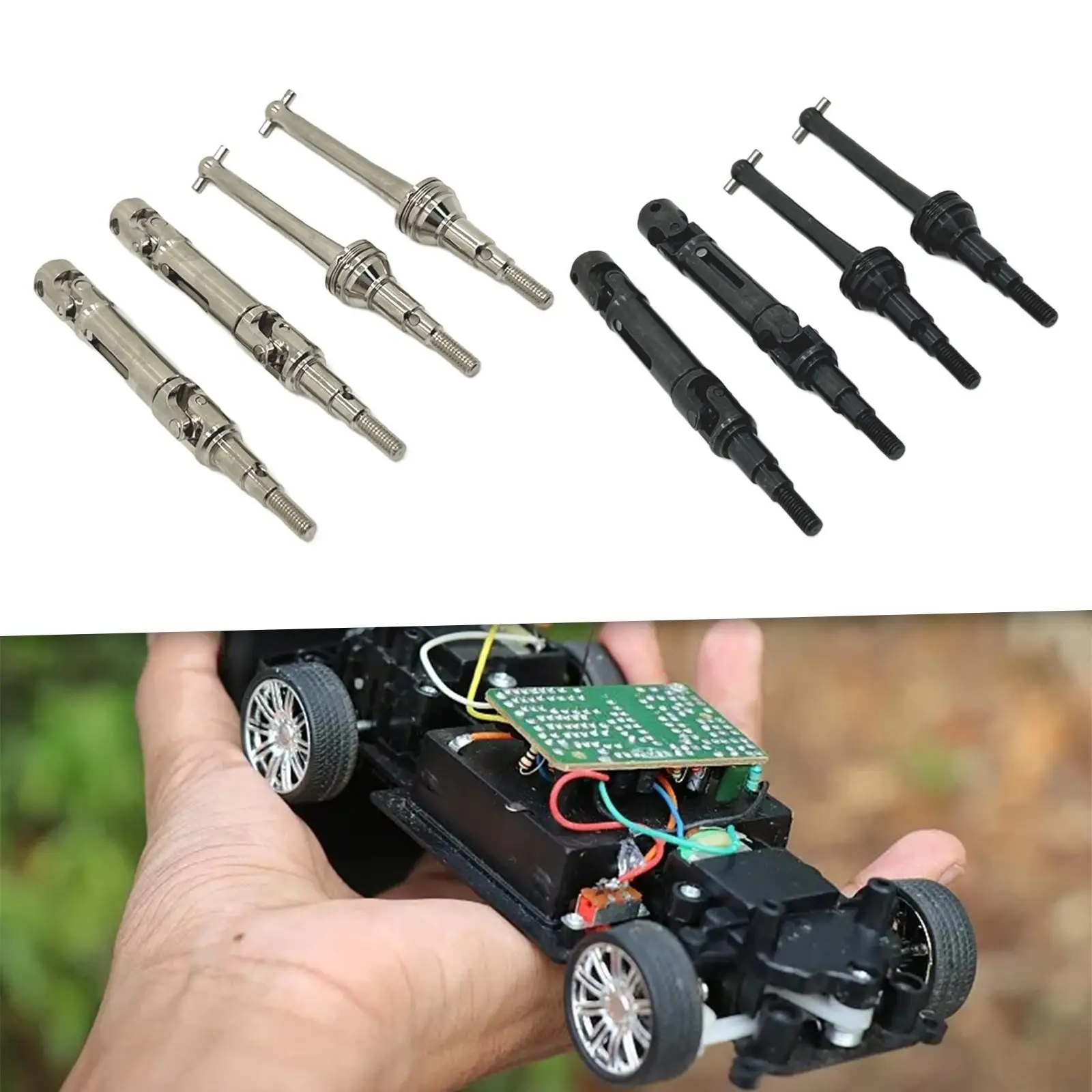 RC Car Drive Shaft RC Vehicle Scale Accessory Assembly RC Transmission Shaft for 14210 14209 1:14 Scale RC Accessories Vehicle