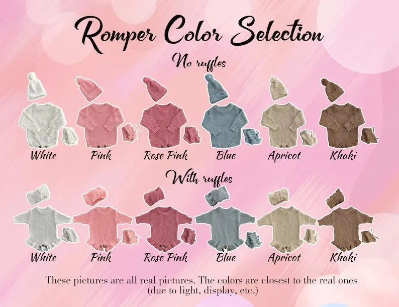 Mono de bebé bordado personalizado, mameluco de punto, traje de hospital para recién nacido, regalo de primer cumpleaños 100% algodón neutro de género - imagen 5