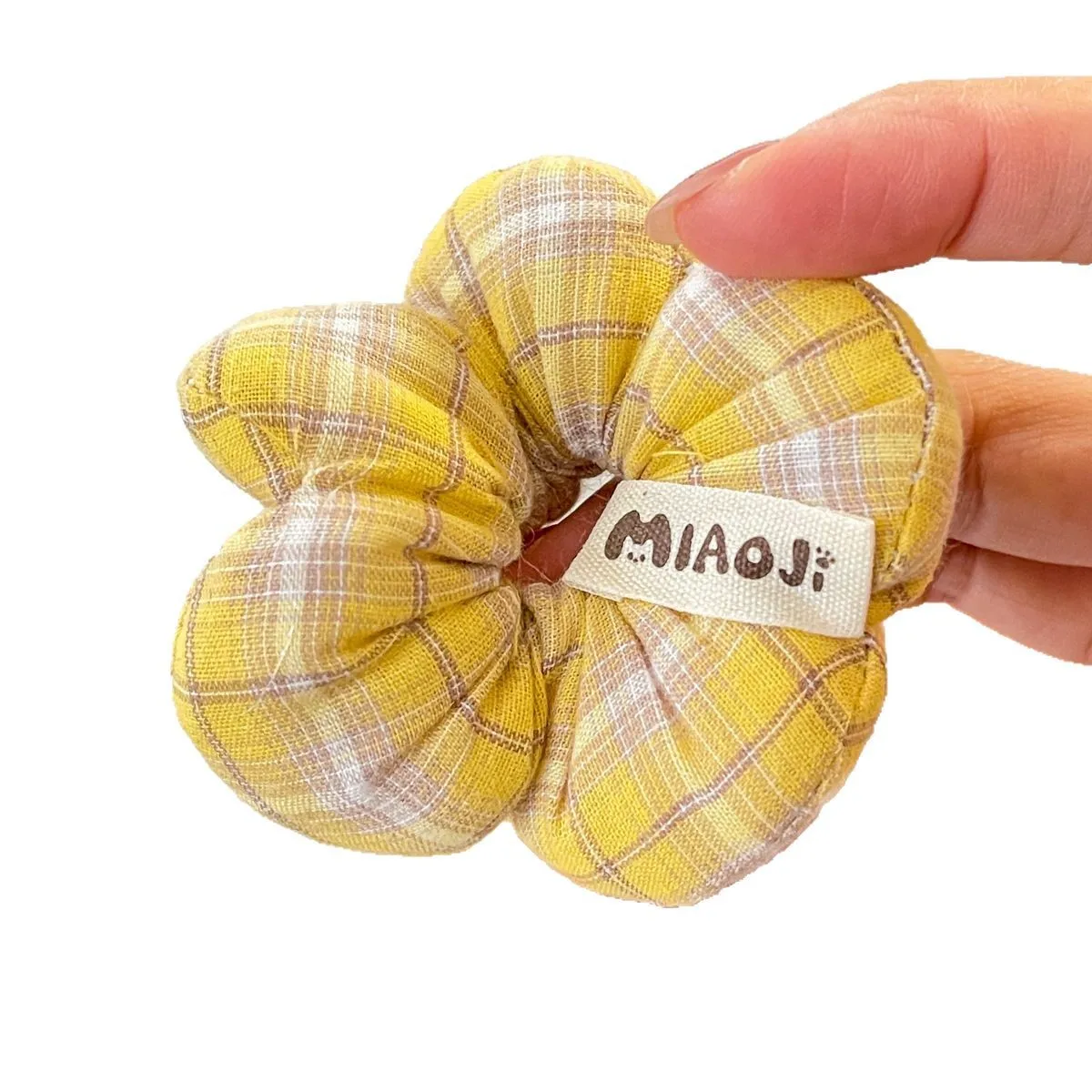 Gomas para el pelo de esponja Floral dulce, lindas diademas florales para niños y niñas, coleteros Kawaii, accesorios para peinados - imagen 5