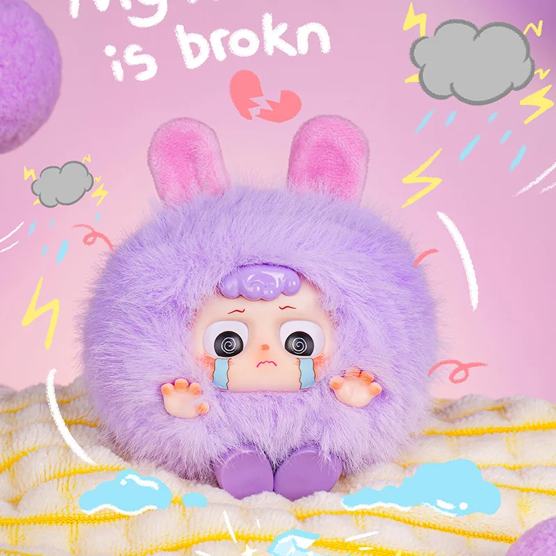 Heyme Dear little Devil-caja ciega, bonito colgante de felpa, adorno de escritorio, regalo de cumpleaños sorpresa