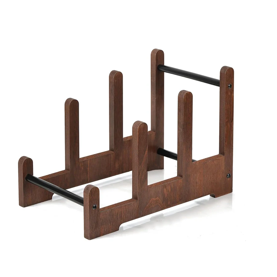 Soporte de madera vintage para CDs – Almacenamiento-portátil - imagen 5