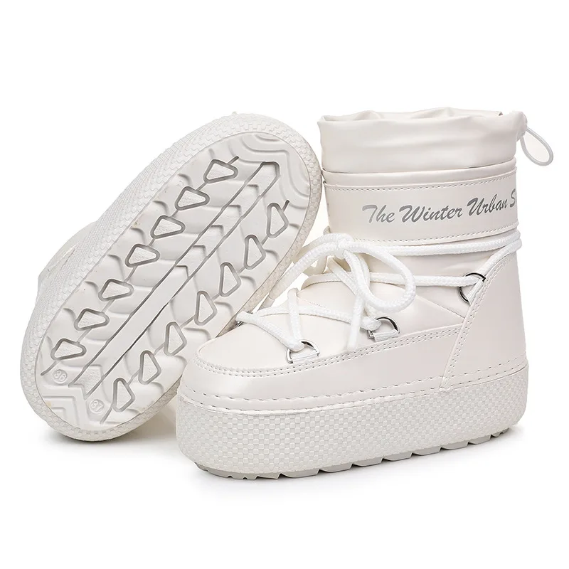 Botas de nieve para niños con suela antideslizante y cálido forro polar - imagen 5