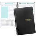 Black Weekly Planner