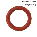 5pcs red brown