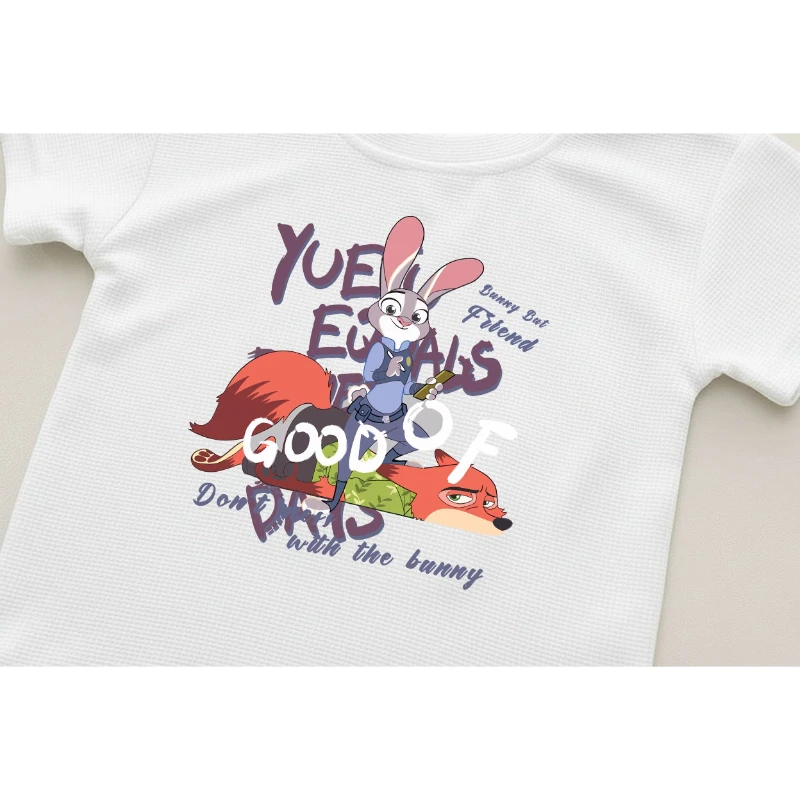 Conjunto verano para niño y niña camisetas pantalones cortos casual - imagen 5
