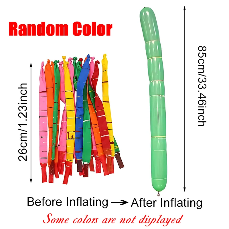 Globos cohete voladores de látex - colores surtidos para fiestas - imagen 3