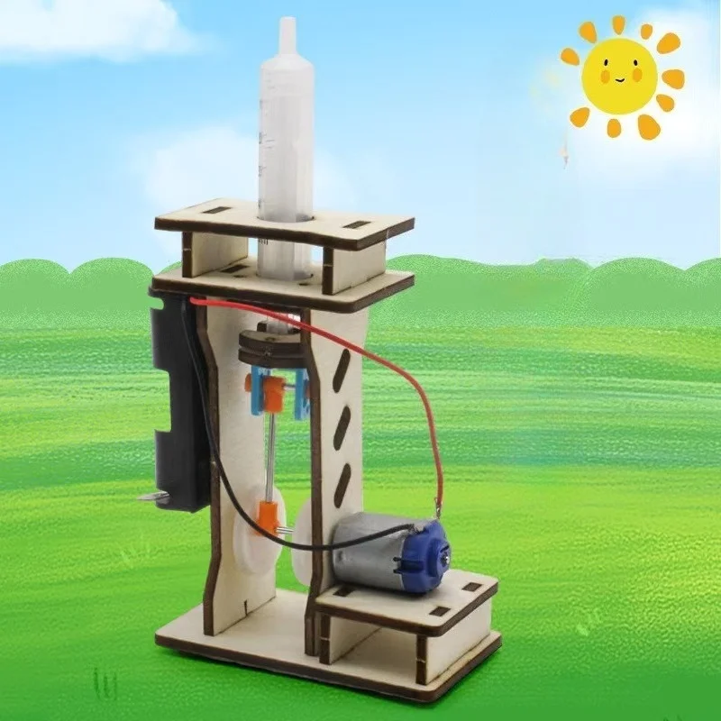 Kit STEM para niños: rompecabezas 3D de madera con motor - imagen 3