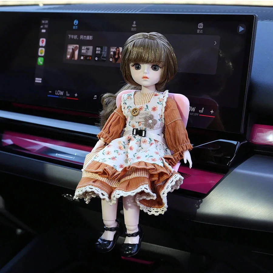 Silla de seguridad para coche, accesorios de juguete para muñeca, salida de aire acondicionado, Clip de aromaterapia, adorno para asiento de seguridad de coche, 1 ud. - imagen 2