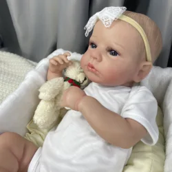 Muñeca Reborn LouLou 50cm – Piel 3D realista para colección