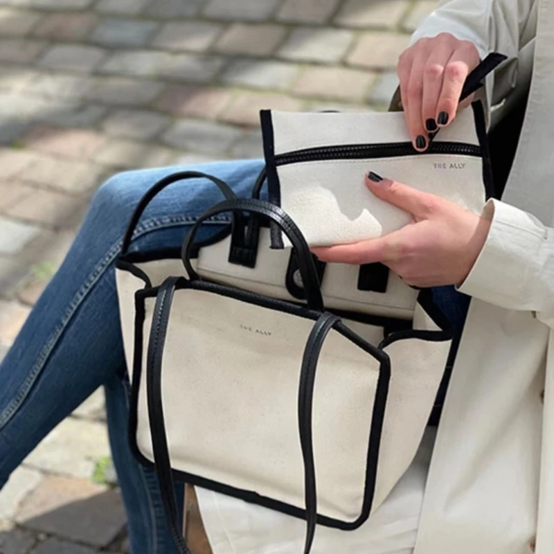 Bolso pañales lona para mamá