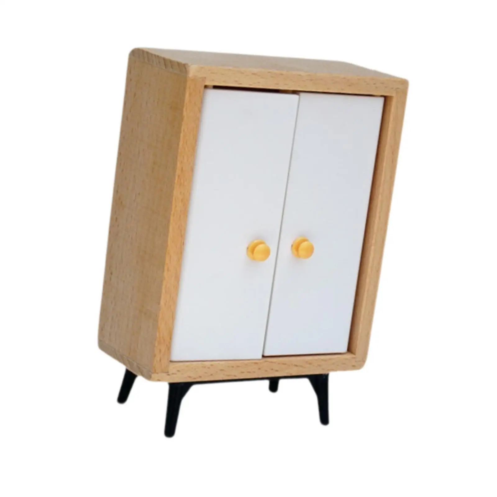 1 12 Dollhouse Wardrobe Simulated Cabinet House Decorative DIY Accessories