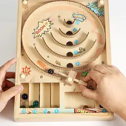 Máquina de Pinball de madera, juegos de mesa, Flipper Automat, Mini Pinball, rompecabezas, Pinball, juego de mesa, fiesta Social, juguete para regalo para niños y adultos