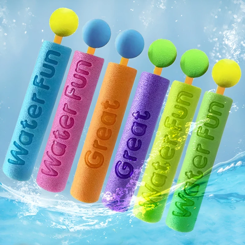 Pistola de agua para niños, juguetes de espuma para pistola de agua, chorro de agua, disador, Atirador, piscina al aire libre, juegos de playa, 1/3/5 unidades - imagen 3