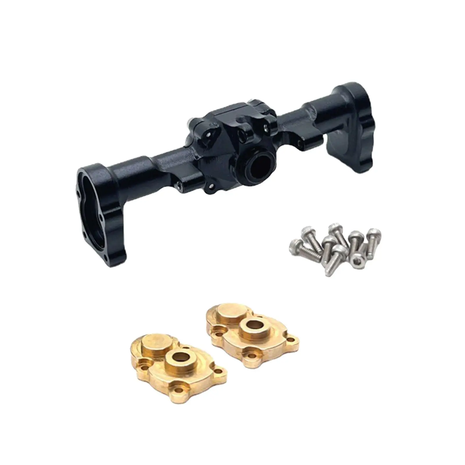 Carcasa eje trasero CNC metal - Vista principal completa