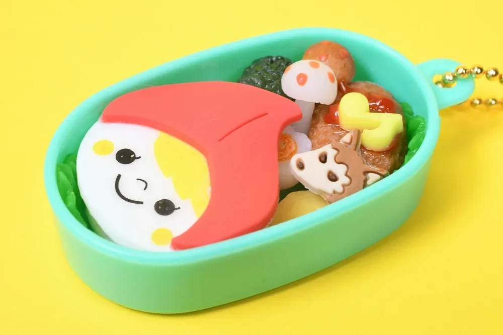 Juguetes Espíritus cápsula fiambrera de juguete Kawaii! Okosama bentou mascota vol.12 edición de cuento de hadas miniaturas cadena de bolas figuras colgantes - imagen 3