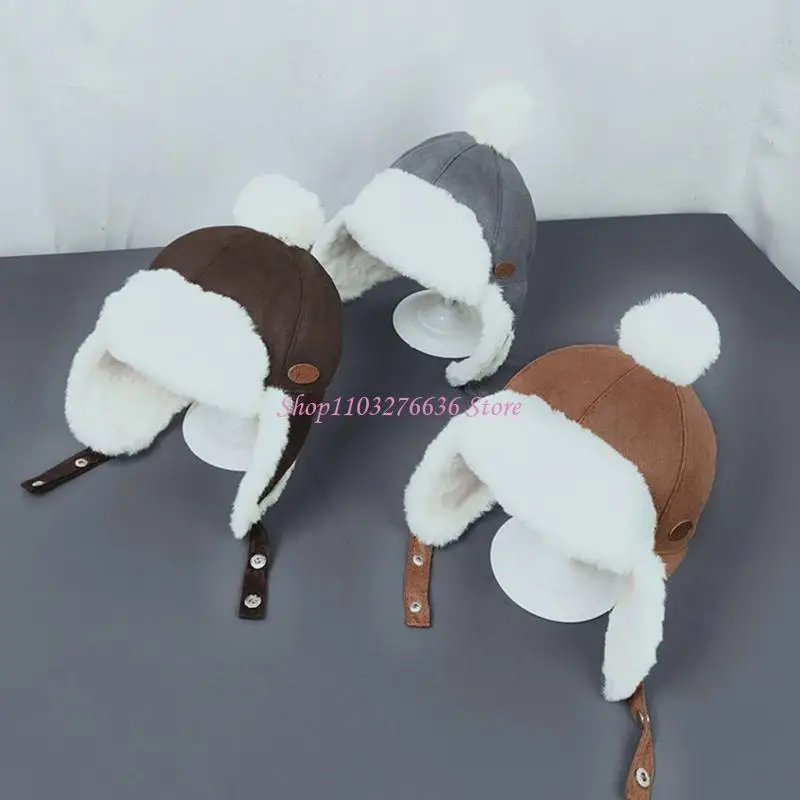 Gorro infantil con orejeras y forro polar – perfecto para invierno - imagen 3