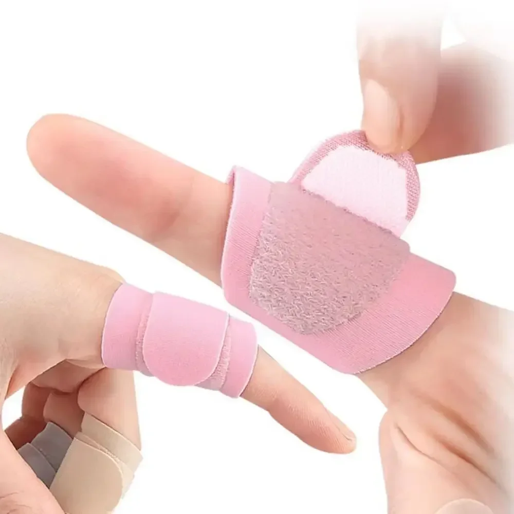 Protector de pulgar, férula ajustable para dedo, cinta para dedo, Corrector alisador de dedo, funda protectora elástica