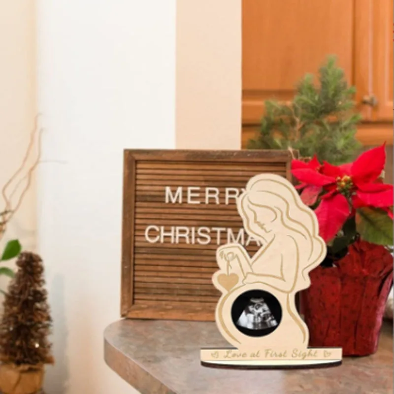 Placa conmemorativa de nacimiento de madera para bebé - imagen 2